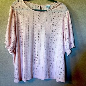 Pink Landa Curve Blouse